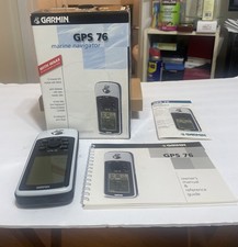 Garmin GPSMAP 76 Tested Clean Bundle w/ box, strap, manuals EUC