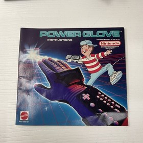 Nintendo NES Power Glove with Sensor Bars OEM Authentic Untested