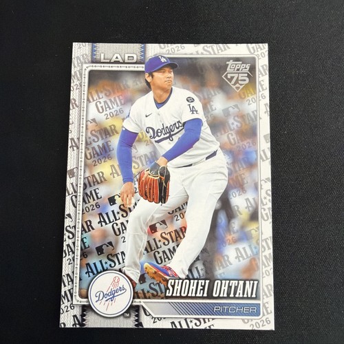 🪶2026 Topps Series 2- Shohei Ohtani #500 Silver Crackle Foil Pitching