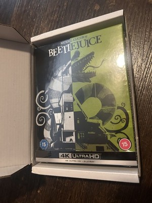 Beetlejuice 4K UHD Blu-ray Collector's Edition Steelbook EU Import NEW