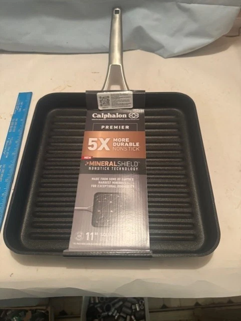 NEW Calphalon® PREMIER HARD ANODIZED ALUM Nonstick 11" SQUARE GRIDDLE - 450*F
Opens in a new window