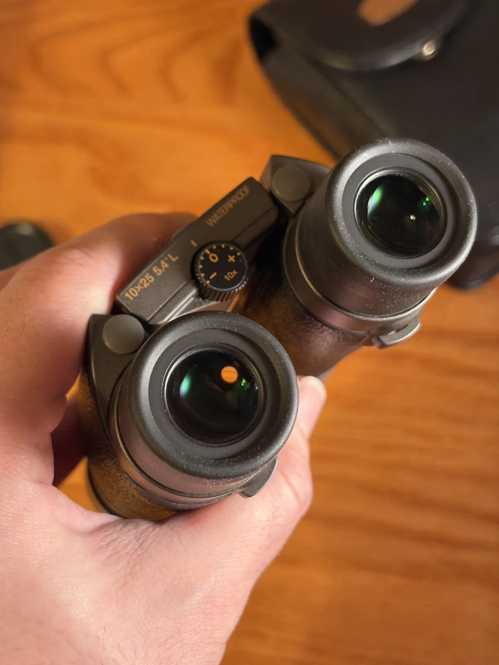 Nikon Binoculars 10x25 HG L DCF Roof Prism Waterproof Plus Case - Image 3 of 4