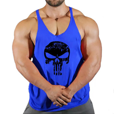 Men's Workout Tank Tops Gym Muscle Tee Bodybuilding Fitness Sleeveless T Shirts