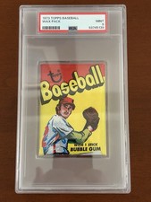 1973 Topps Baseball UNOPENED WAX PACK Sealed PSA 9 MINT