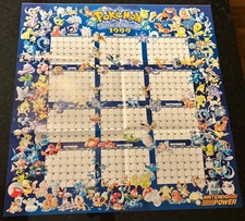 1999 Pokemon Calendar Nintendo Power Magazine Insert