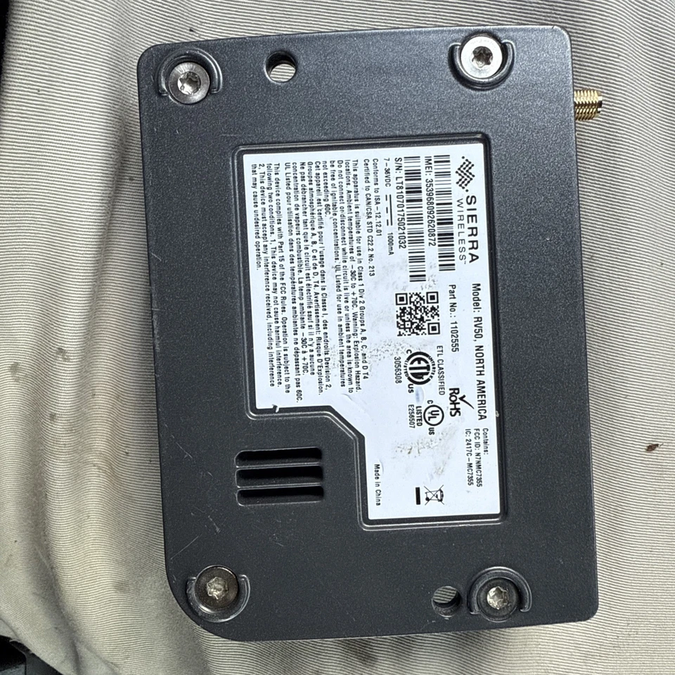 Sierra Wireless Airlink RV50 Industrial LTE Router! Part# 1102555! Pre-owned! - Image 2 of 2