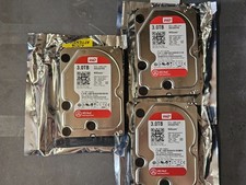 Lot of 3 WD Red WD30EFRX 3TB NAS Hard Drives HDD SATA DOA Parts Repair