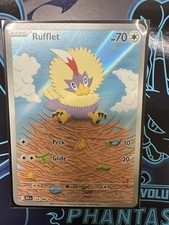 Pokémon TCG Rufflet Card 154/086 Black Bolt Illustration, Near Mint/Mint (NM/M)