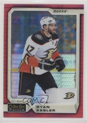 2018-19 O-Pee-Chee Platinum Red Prism 68/199 Ryan Kesler #84 0jd0