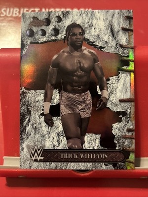 2025 Topps Chrome WWE  x Cactus Jack - Trick Williams - White Refractor