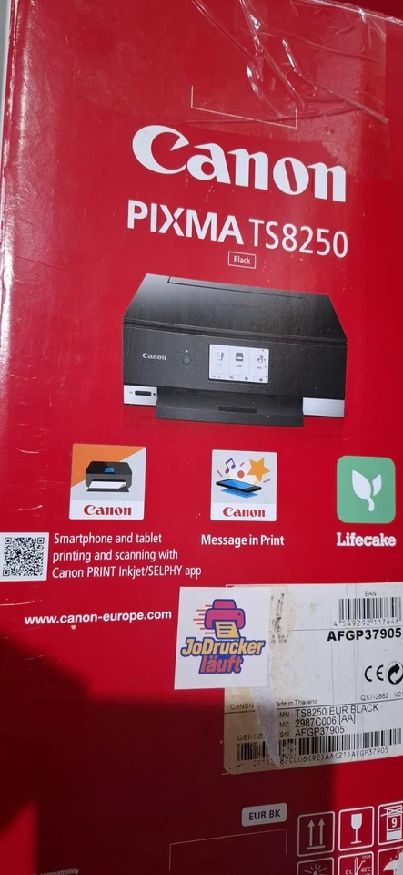 Canon TS 8250 3-in-1 Tintenstrahldrucker Duplex CD/DVD Druck Wlan Airprint Win11 - Bild 3 von 4