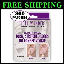 Invisible Ear Lobe Repair Patches - Protects Earring Holes