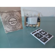New Temporary Tattoos Kit to be easily applied and removed
