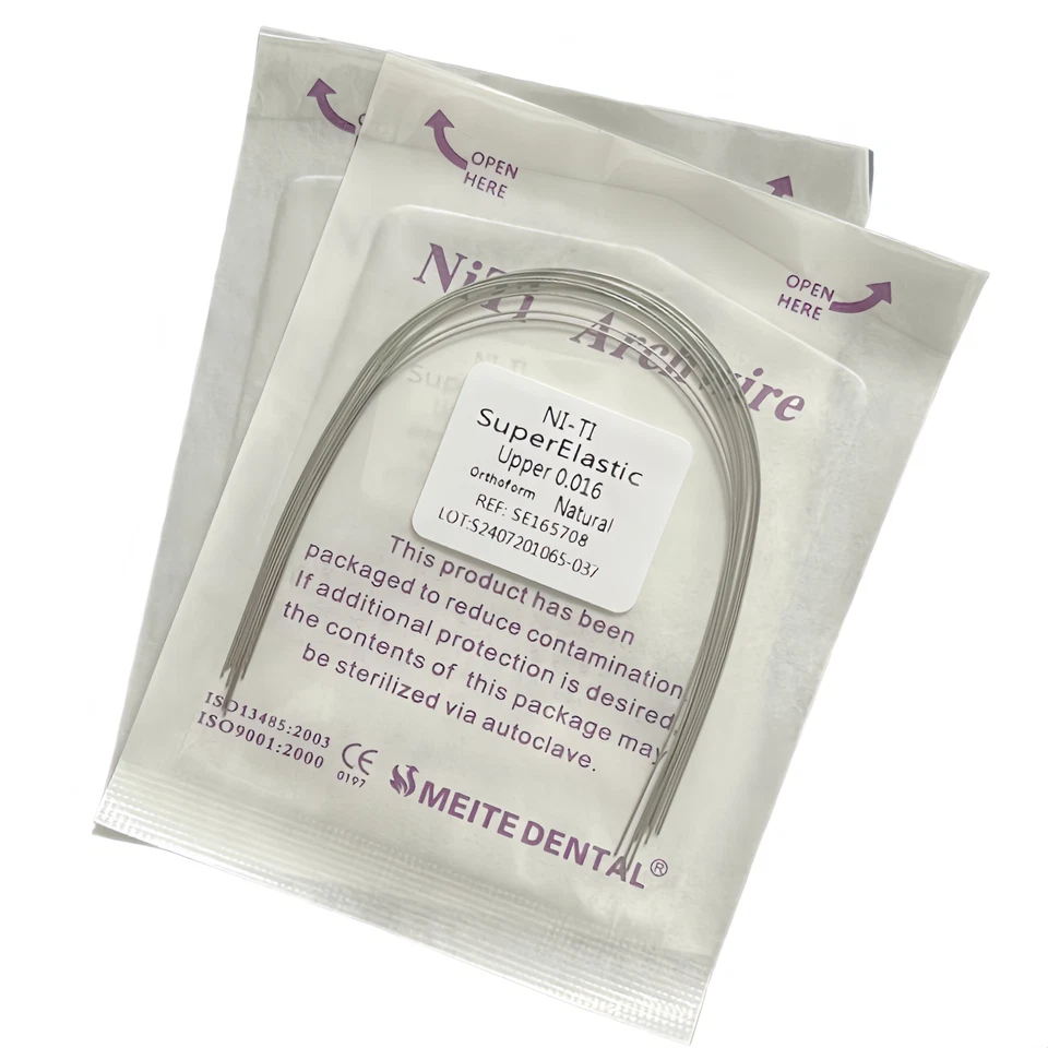 Dental Orthodontic Niti Arch Wire Super Elastic Natural Nature Form Round - Image 2 of 4