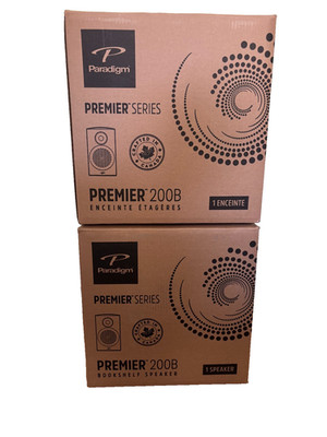 Paradigm Premier 200B bookshelf speakers One Pair NEW