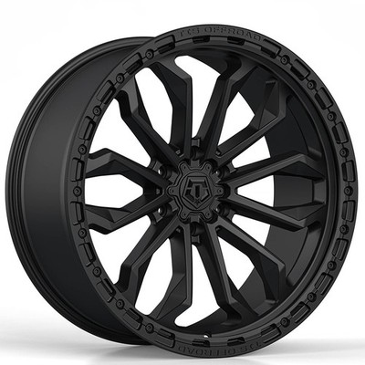 20x9 TIS Wheels 556SB Satin Black with Simulated Bead Ring Off-Road Rims (4pcs)