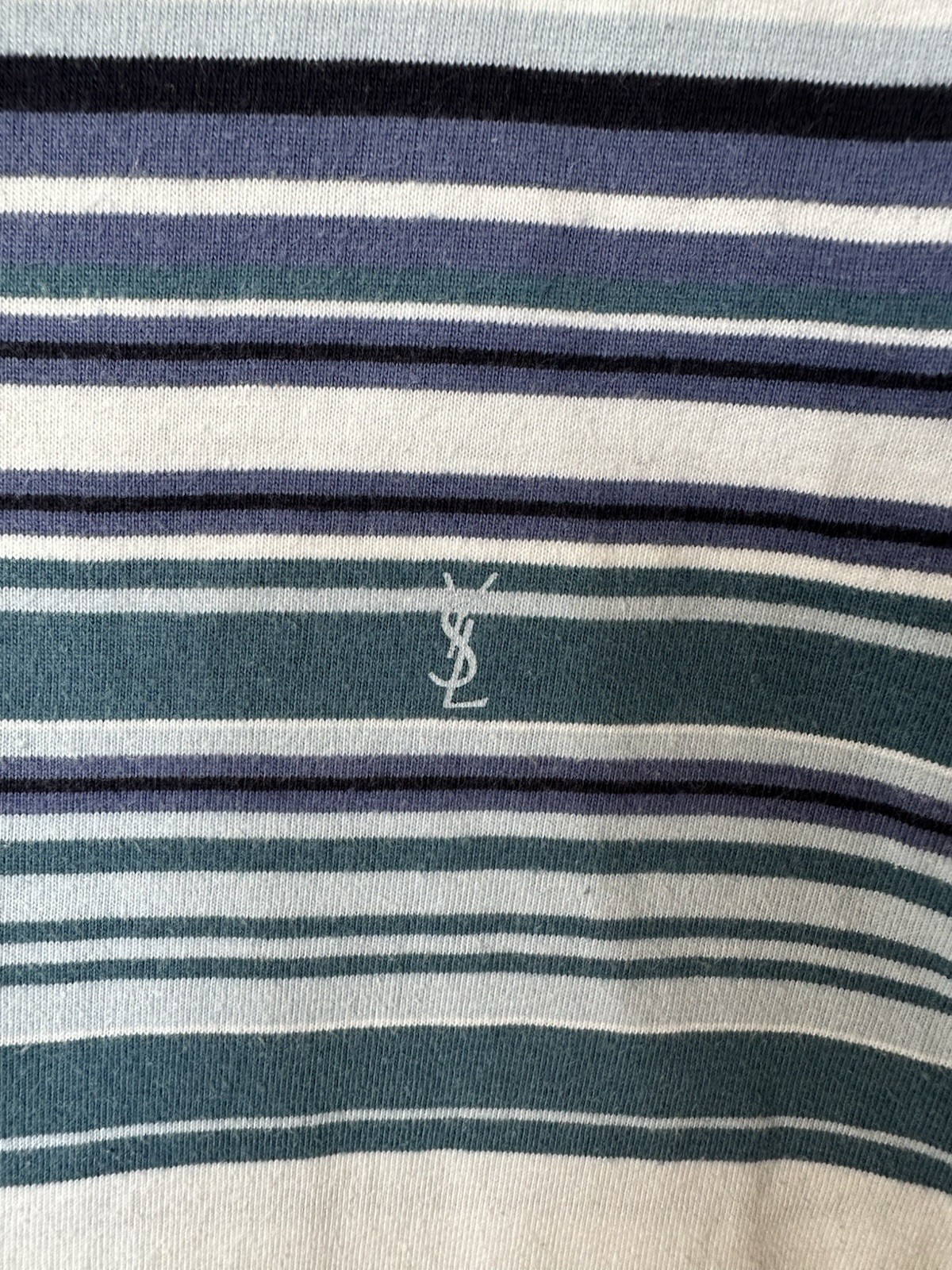 T shirt vintage anni 90 Yves Saint Laurent YSL rara retrò Y2K taglia M multicolore