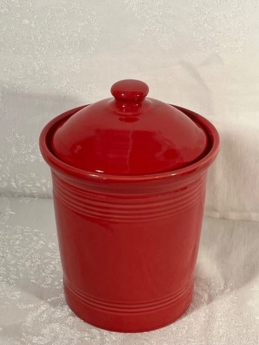 HLC ~ Fiestaware ~ Fiesta ~ Small ~ 1qt. 7" Scarlet. Canister ~NEW~w/Tag