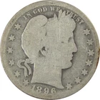 1896 O Barber Quarter AG About Good Silver 25c Coin SKU:I21883