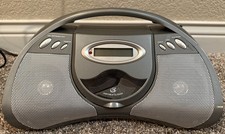 GPX Model: BCD2306DP Boombox CD Player Radio-Portable-Gray Tested See Video