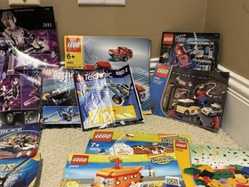 Huge LEGO Instruction Manual Lot Pirates Indiana Jones SpongeBob Atlantis + More