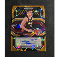 Panini 2020-21 Prizm Tyler Herro Penmanship Orange Ice Prizm Auto #PE-TYH