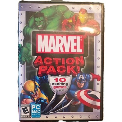 Marvel Action Pack - 10 PC Games - Hulk, Wolverine, Captain America, Iron Man