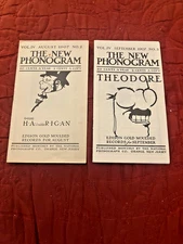 Edison Phonograph The New Phonogram August September 1907 Record Catalogs