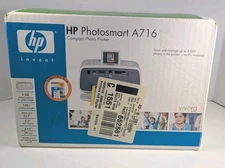 HP Photosmart A716 Digital Photo Inkjet Printer NEW NRFB