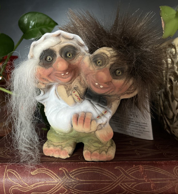 Ny Form Troll Wedding Couple Just Married T094 Handmade in Norway w Original Tag