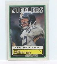 MIKE WEBSTER 1983 Topps Football #368 Pittsburgh Steelers