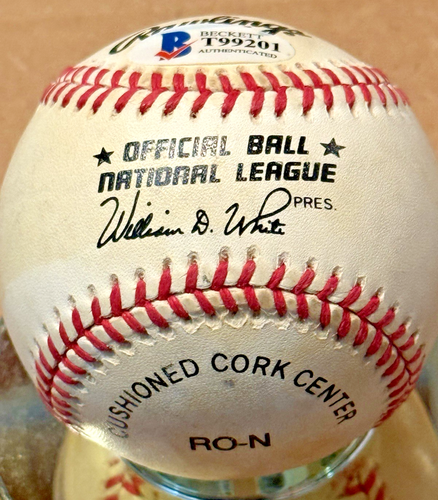 Bill Buckner Chicago Cubs Autographed Signed ROBNL Baseball BAS Beckett - Picture 2 of 4