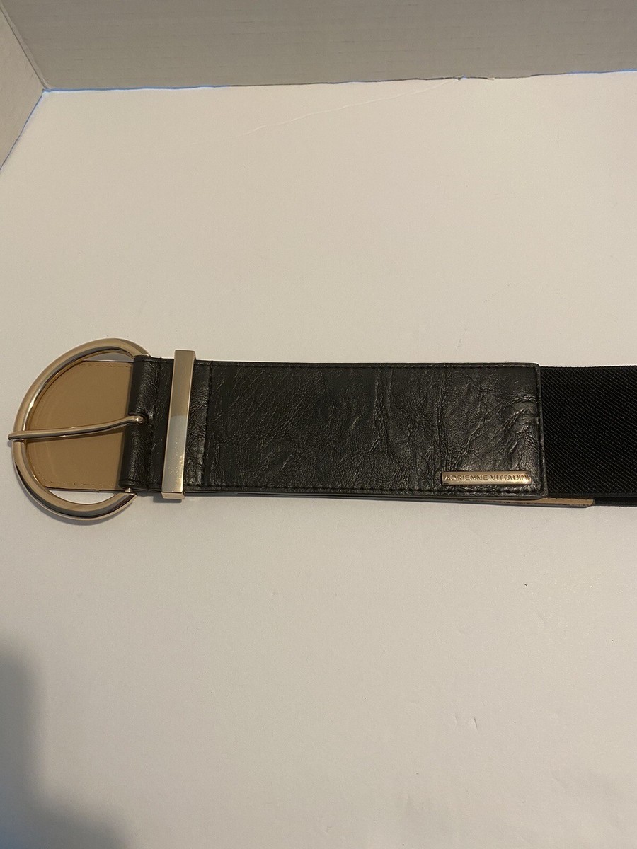 Adrienne Vittadini belt Adrienne Vittadini Bronze Leather Wide Statement Belt Women  main image 4
