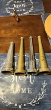 Vintage Solid Brass Fire Hose Nozzle 10” Firefighter Tools Heavy Duty Antique X4