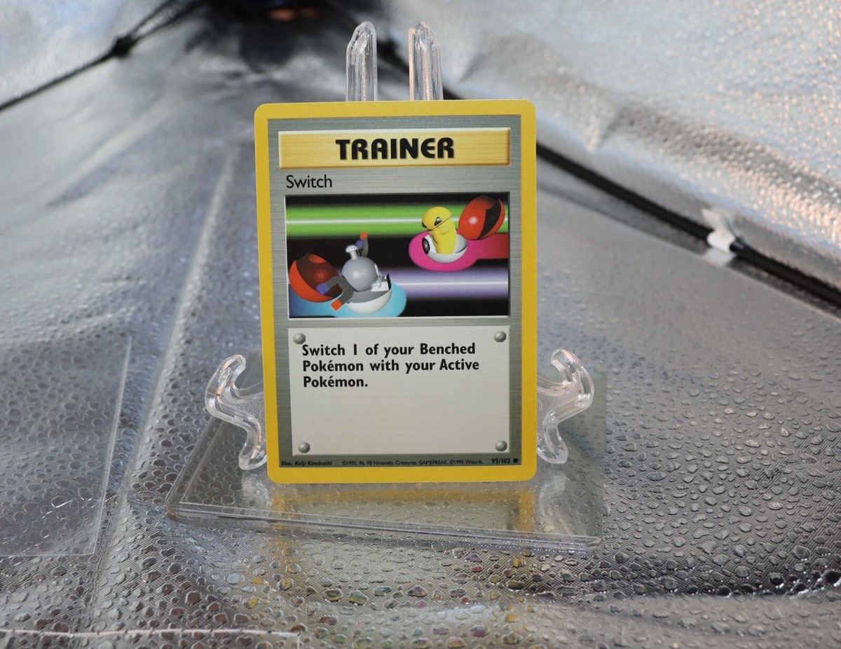 trainer switch pokemon card Pokemon Sun & Moon Burning Shadows Secret Rare Multi Switch #164 main image 0