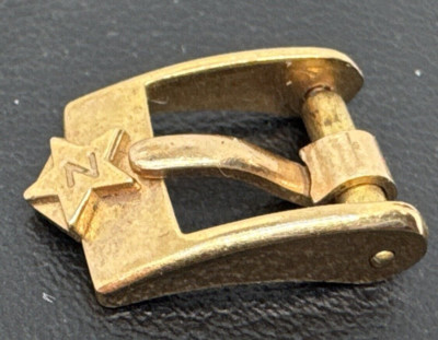Zenith Stern Vintage Selten Original Schnalle Rose Gold Swiss Made mm8 Buckle
