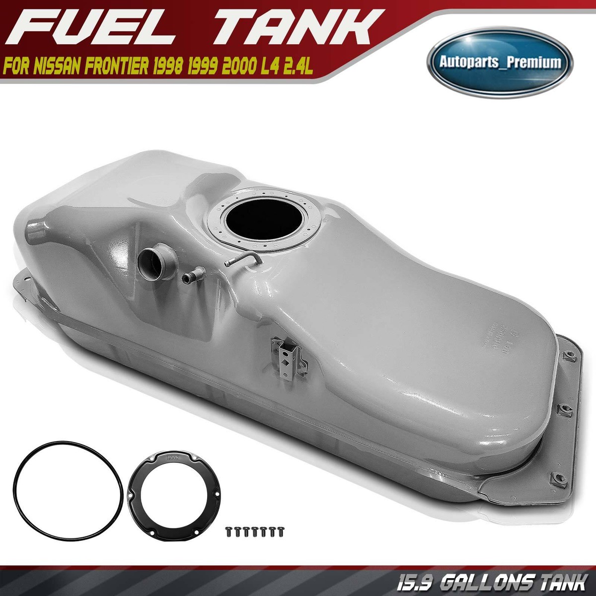 2000リッタータンク 15.9 Gallons Fuel Tank for Nissan Frontier 1998 1999 2000 L4 2.4L