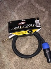Elite Core OSP SFS-3NQ-SD SuperFlex GOLD SFS-10NQ-SD 16 Gauge Twist Lock to 1/4