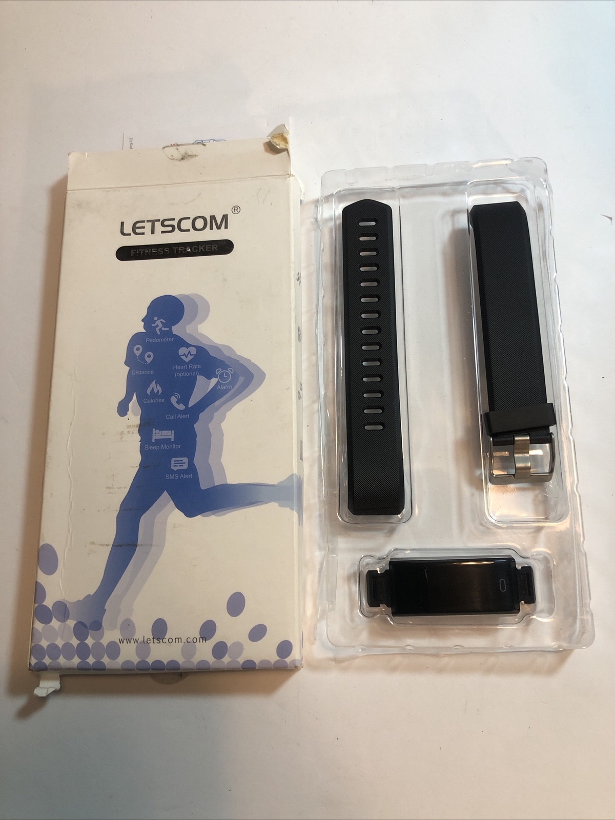 LETSCOM Fitness Tracker Heart Rate Activity Monitor Pedometer, Sleep Monito
