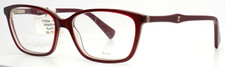 PIERRE CARDIN PC8394 1VI Red Womens Semi Cat Eye Eyeglasses 55-15-135 B:38