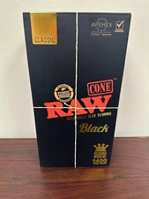 RAW BLACK KING Size Pre-Rolled Cones 1400ct Bulk Box