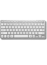 Macally Ultra Slim USB Wired Keyboard For Mac OS X C2, SILVER, USA FAST SHIP