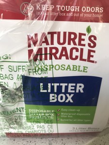nature's miracle disposable corner litter box