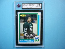 1986/87 O-PEE-CHEE NHL HOCKEY CARD #160 RAY FERRARO ROOKIE KSA 10 GEM MINT OPC
