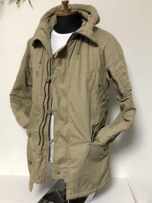 MARGARET HOWELL x ALPHA INDUSTRIES N-3B Military Jacket Coat 2 Beige Unisex