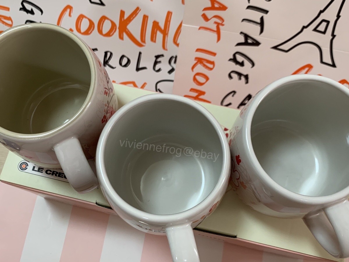 LE CREUSET x MIFFY COLLECTION MULTI COLOR CUP MUGS SET OF 3