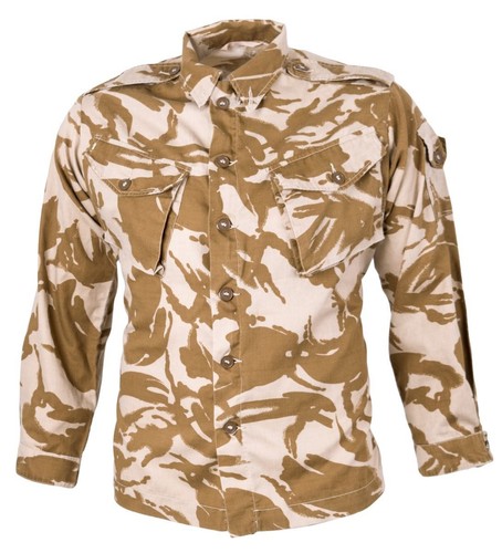 Authentic British Army Surplus British Desert DPM Tropical Combat Jacket Large