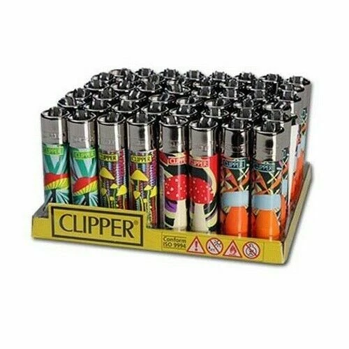 Clipper 346358 Mixed Design Lighters - Pack of 24