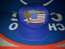 Operation Desert Storm vintage snapback trucker hat beautiful condition USA 