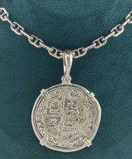 NUESTRA SENORA DE ATOCHA SOLID SILVER BIG 8 R...